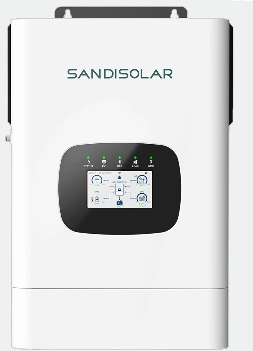 Гібридний інвертор Sandisolar SD-PRO-EU 6.5K, вигляд спереду